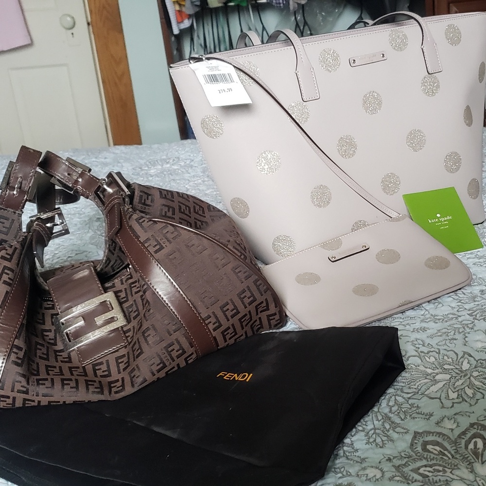 Fendi and Kate Spade shoulder bag